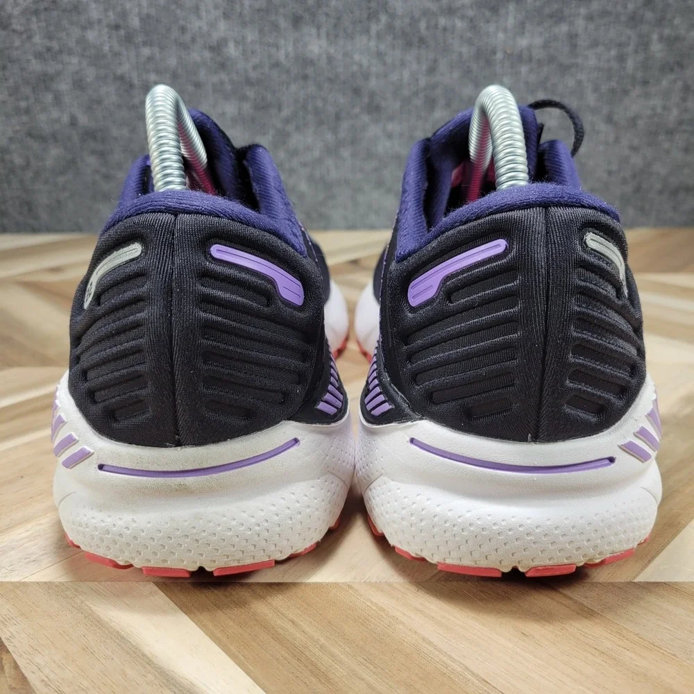 Brooks Adrenaline GTS 22 Shoes Women's 9.5 B‎ Black Purple Pink Running Sneakers